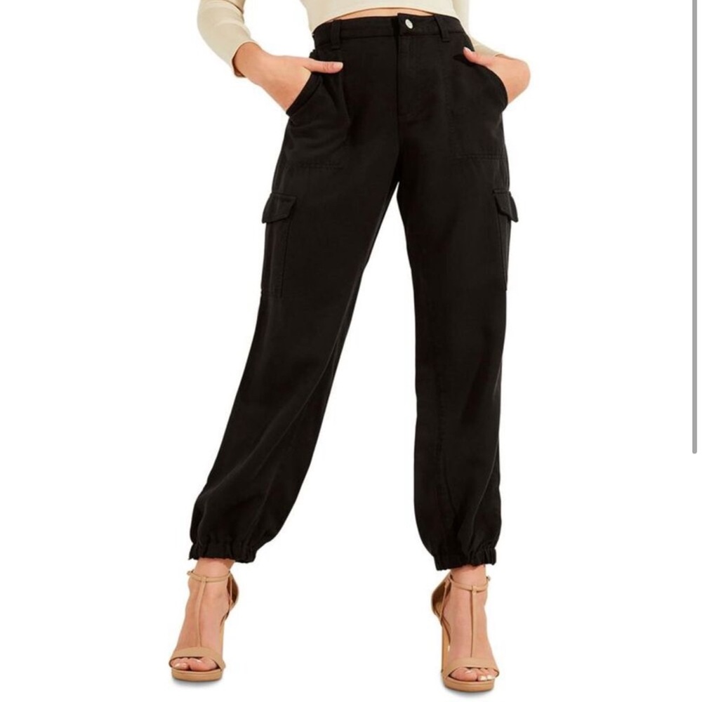 Guess Black Bowie Cargo Chino Pants